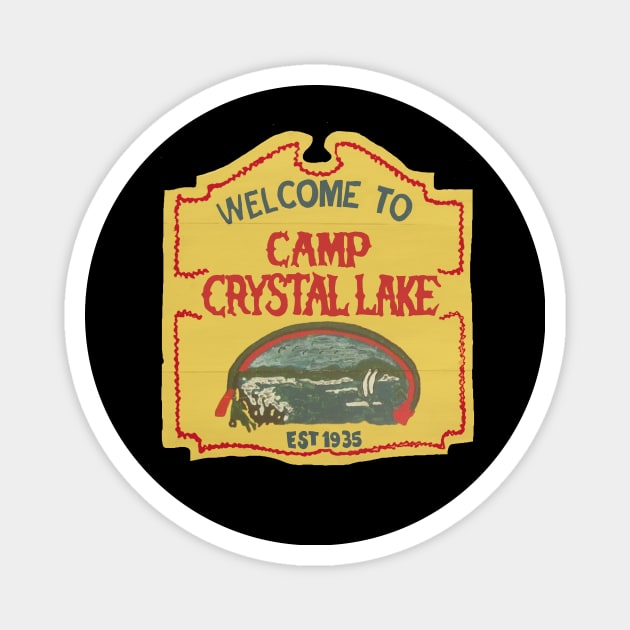 Camp Crystal Lake Magnet by Clobberbox